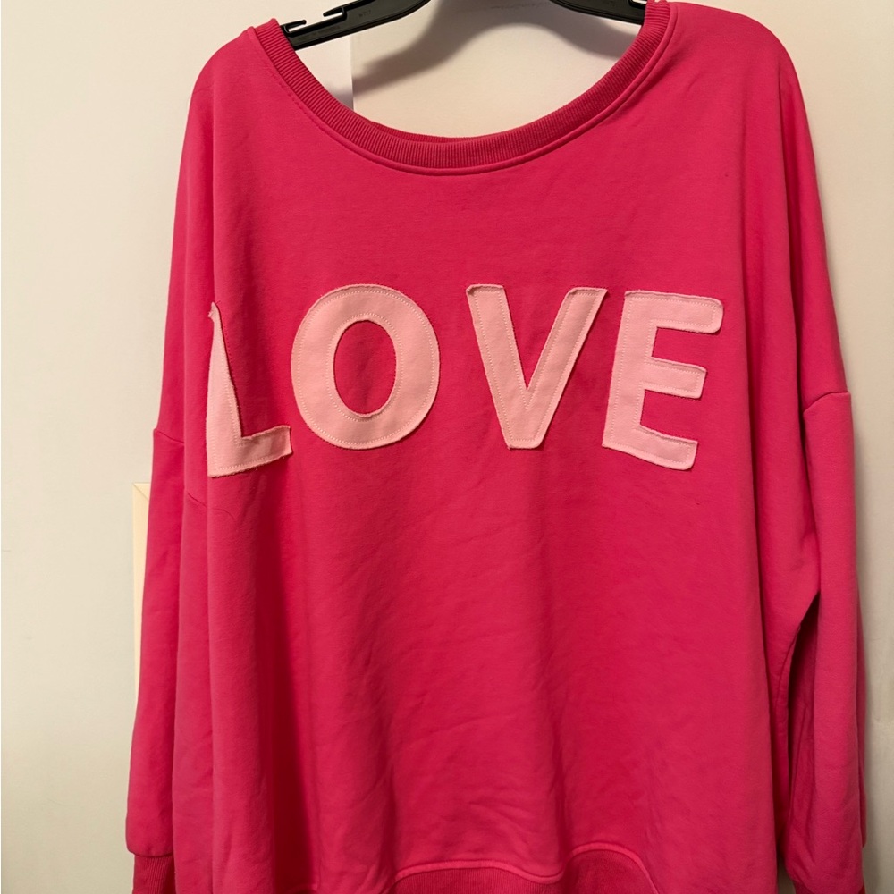 Hayden Pink LOVE Sweatshirt